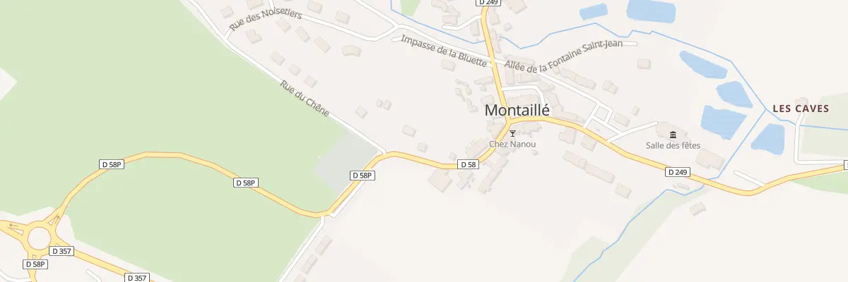 Plan du 12 Rue Cesar De La Tibergerie à Montaillé
