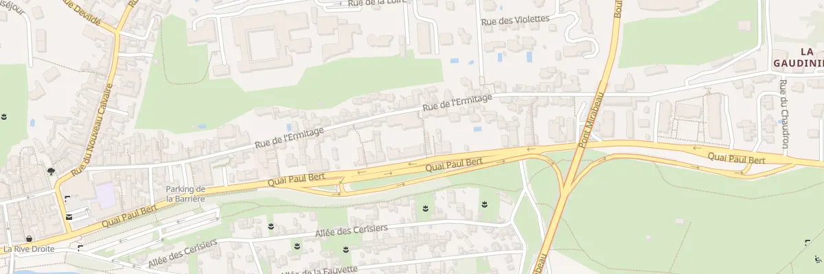 Plan du 75 Rue de l’Ermitage à Tours