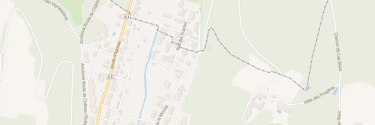 Plan du 78 Che de la Monzie à Périgueux