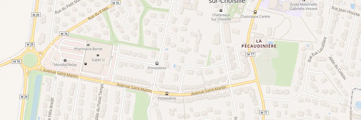 Plan du 12 Rue Villa Cancellis à Chanceaux-sur-Choisille
