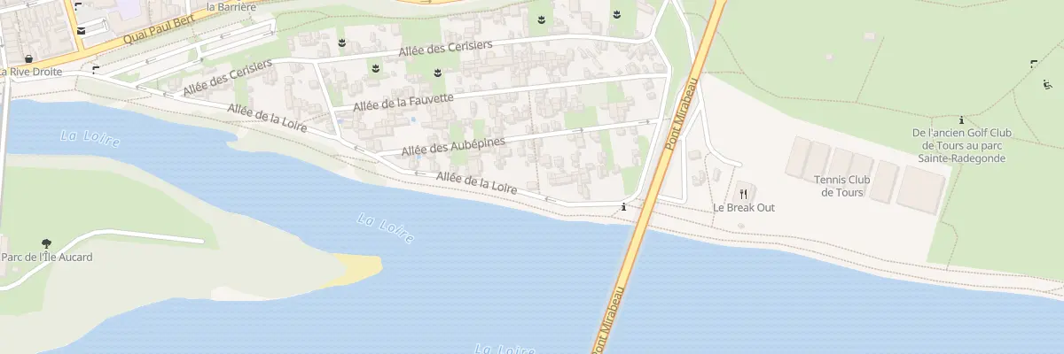 Plan du 17 All de la Loire à Tours
