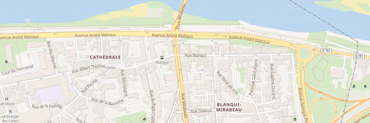 Plan du 14 Rue Mirabeau à Tours