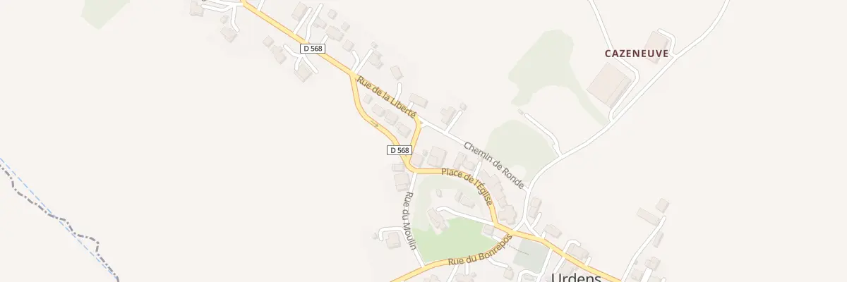 Plan du 11 Pl de l’Eglise à Urdens