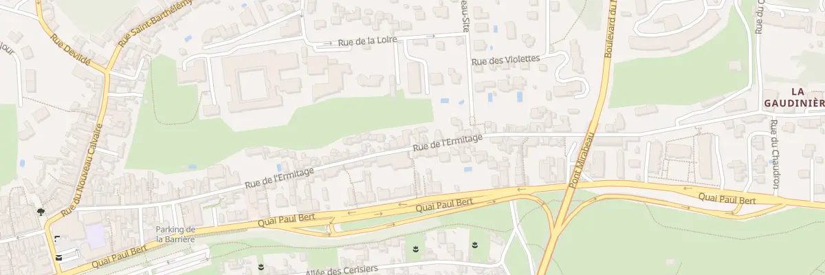 Plan du 108 Rue de l’Ermitage à Tours