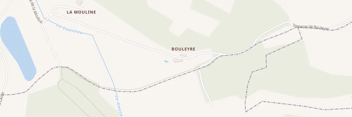 Plan du 73 Bouleyre à Monsac