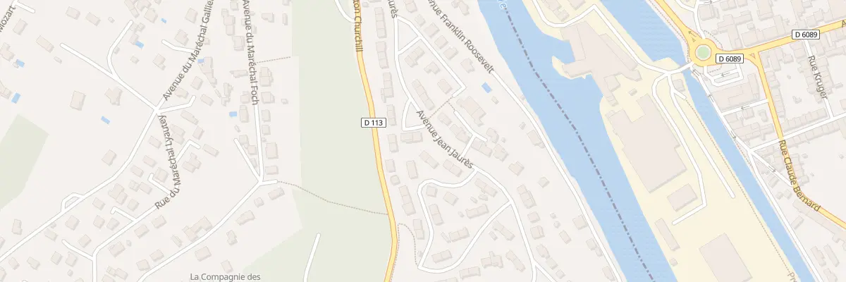 Plan du 46 Av Jean Jaurès à Coulounieix-Chamiers