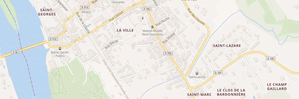 Plan du 18 Rue Jean Jaurès à Descartes