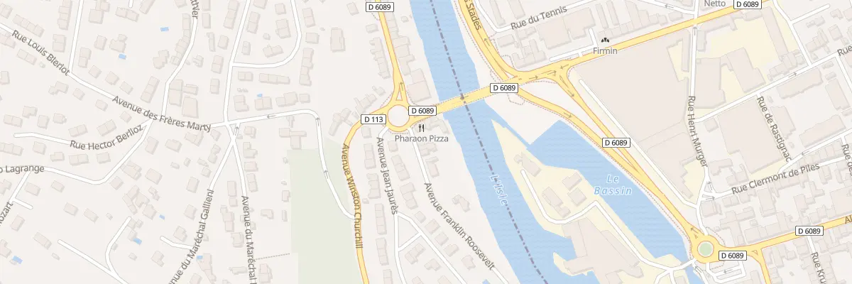 Plan du 1 Av Franklin Roosevelt à Coulounieix-Chamiers