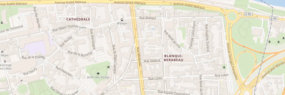 Plan du 40 Rue Mirabeau à Tours