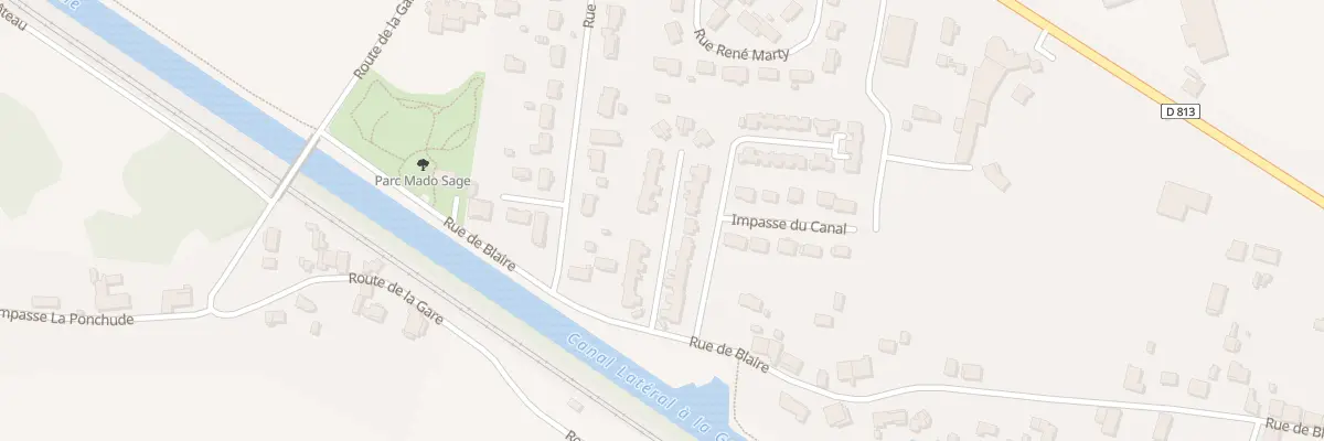 Plan du 75 Rue de Blaire à Lafox
