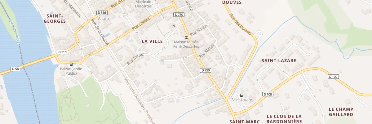 Plan du 15 Rue Jean Jaurès à Descartes