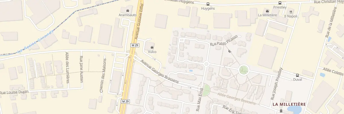 Plan du 15 Rue Pablo Picasso à Tours