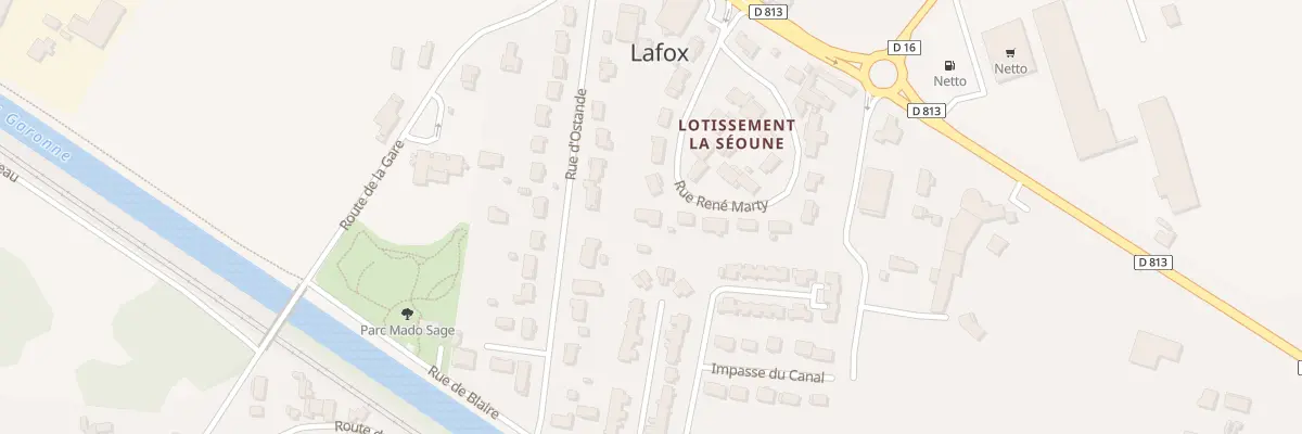 Plan du 170 Rue René Marty à Lafox