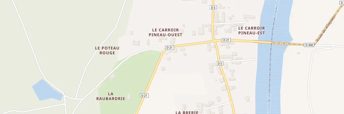 Plan du 5 Rue de la Forêt à Leugny