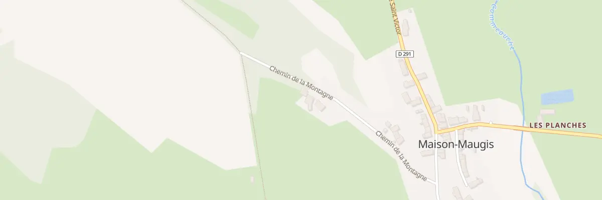 Plan du 259 Che de la Montagne à Cour-Maugis sur Huisne