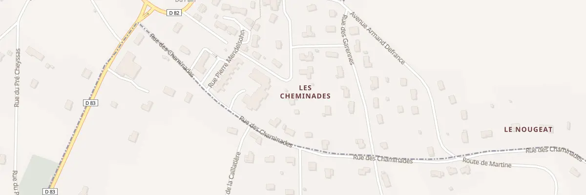 Plan du 7 Les Chaminades à Champagnac-de-Belair