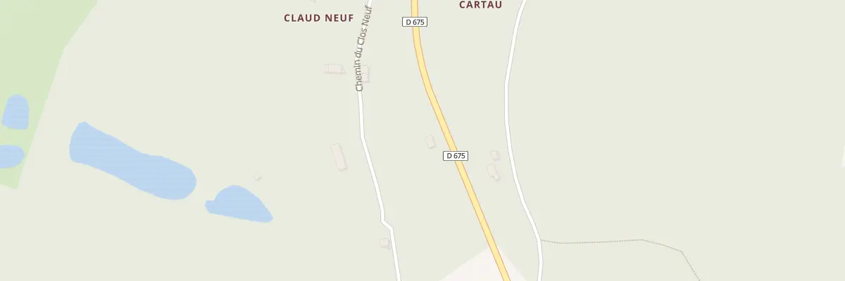Plan du 1208 Rte des Charentaises à Augignac
