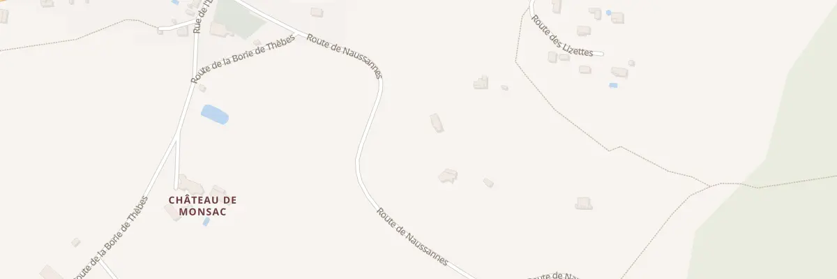 Plan du 72B Boutet à Monsac