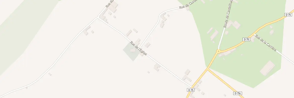 Plan du 347 Rue de Ourdes et Bille à Lalouret-Laffiteau