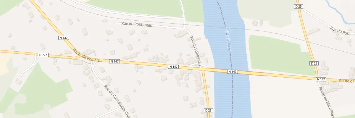 Plan du 12 Rte de Poitiers à Mazerolles