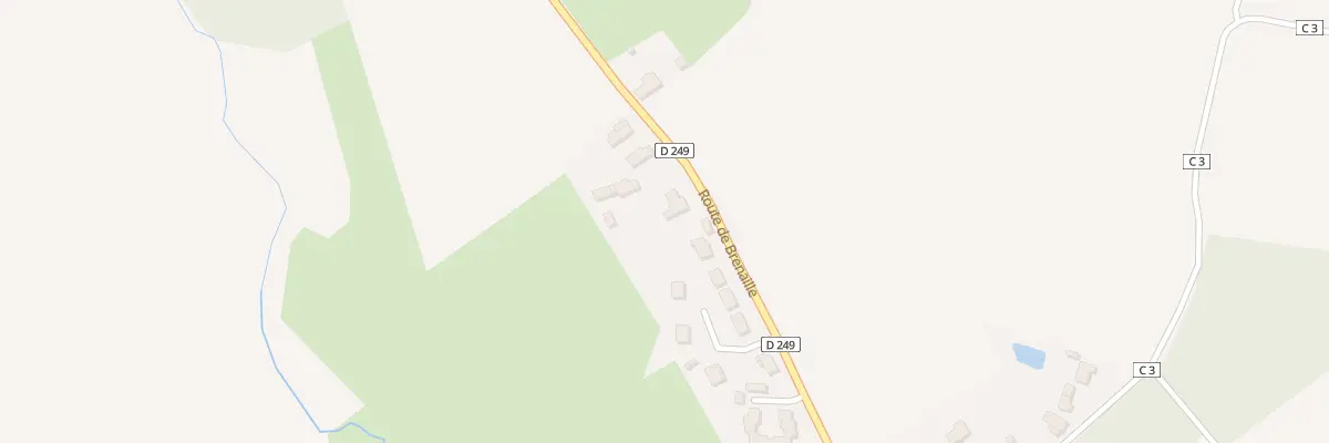 Plan du 5 Rte de Brenaille à Montaillé