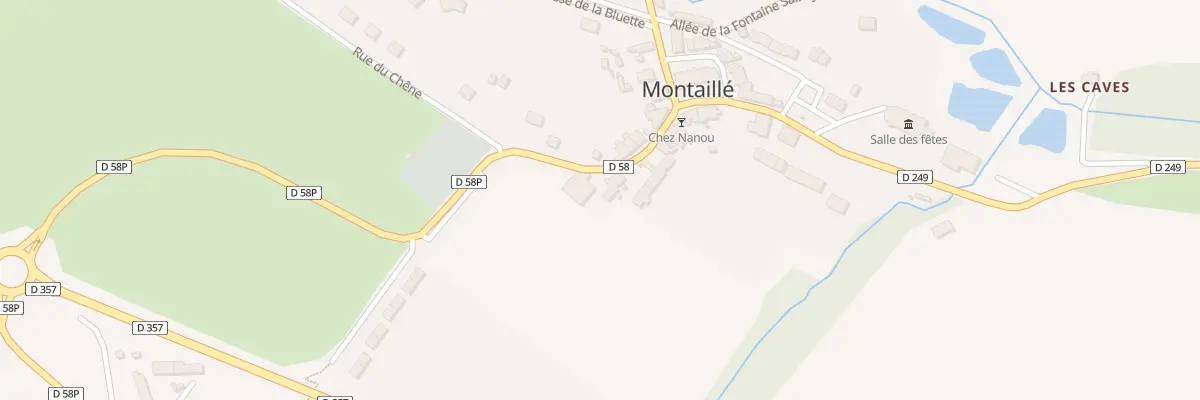 Plan du 11 Rue Cesar De La Tibergerie à Montaillé
