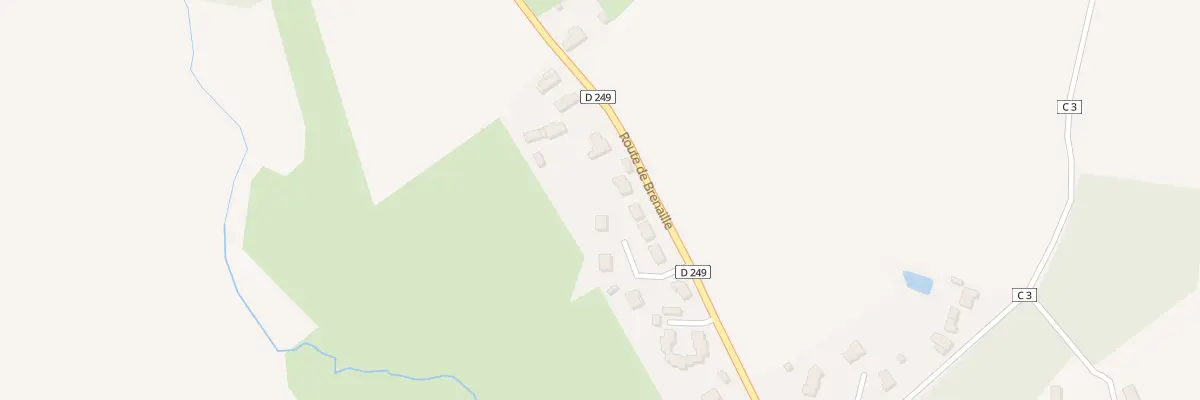Plan du 3 Rte de Brenaille à Montaillé