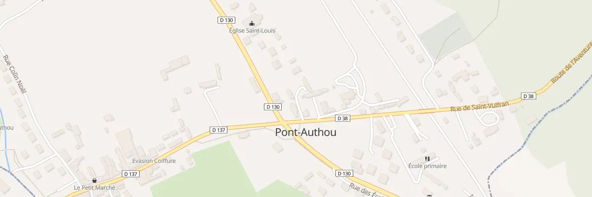 Plan du 1 Rue de Saint Vulfran à Pont-Authou