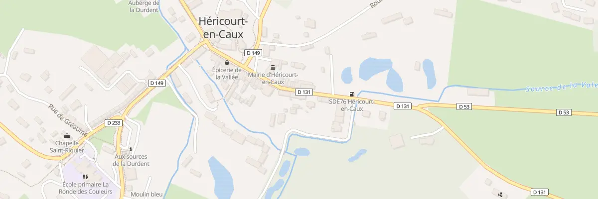 Plan du 6 Rue Gaston de Beauvoir à Héricourt-en-Caux