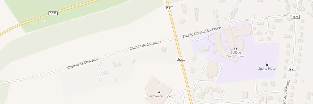 Plan du 9001 Che de Chevaline à Rugles