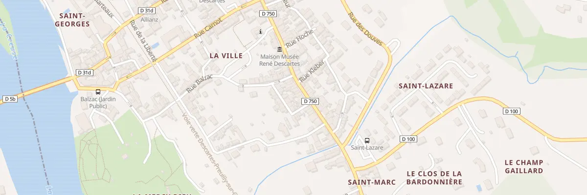 Plan du 49 Rue Descartes à Descartes