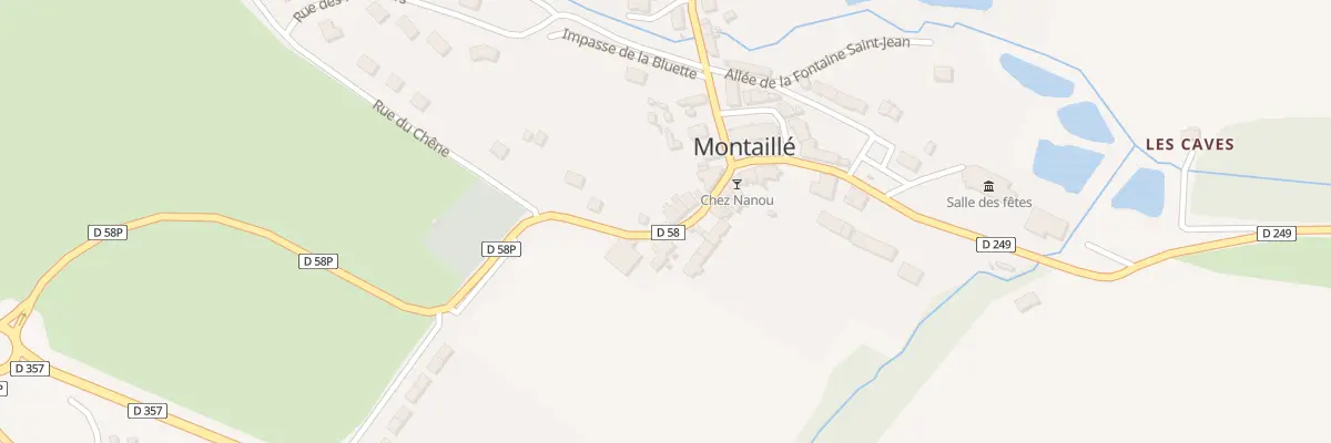 Plan du 10 Rue Cesar De La Tibergerie à Montaillé