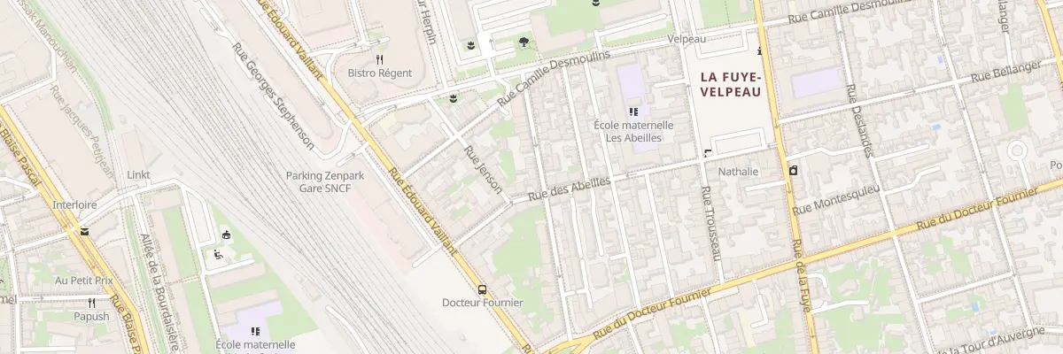 Plan du 21 Rue de Bouilly à Tours