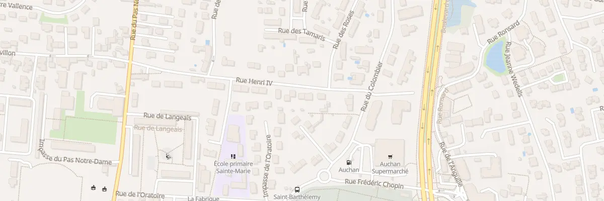 Plan du 35 Rue Henri IV à Tours