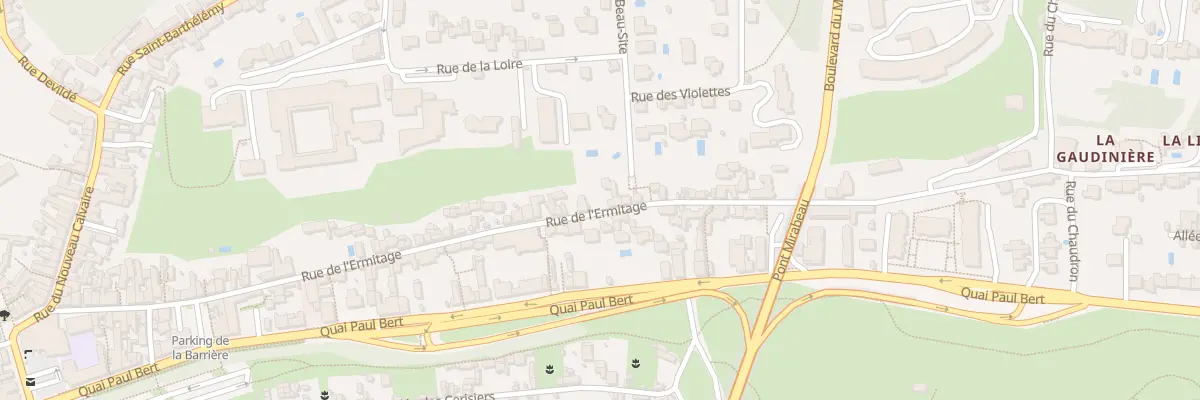 Plan du 116 Rue de l’Ermitage à Tours