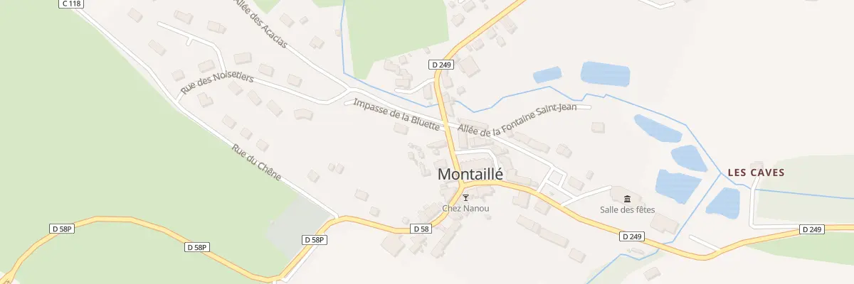 Plan du 3 Rue Sully à Montaillé