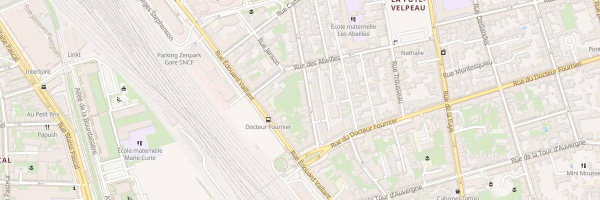 Plan du 31 Rue de Bouilly à Tours