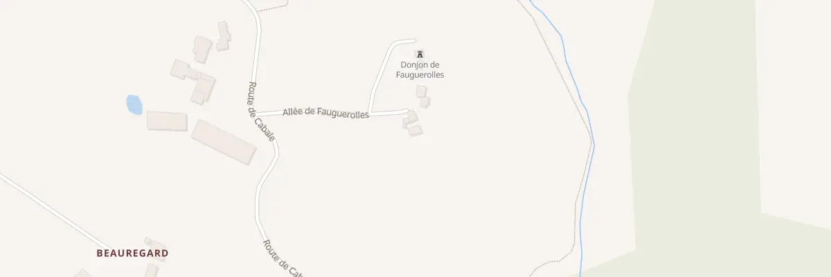 Plan du 60 Fauguerolles à La Croix-Blanche