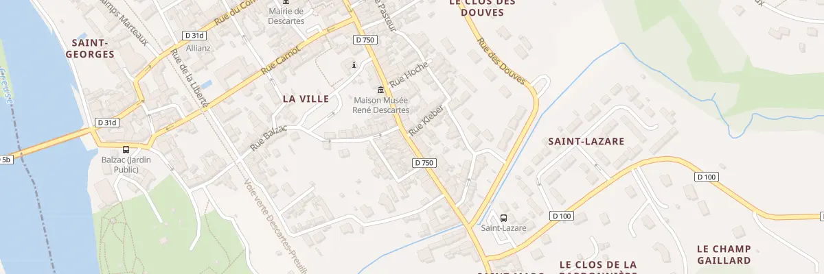 Plan du 66 Rue Descartes à Descartes