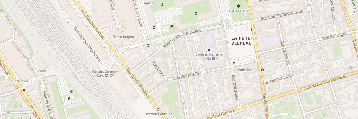 Plan du 14 Rue de Bouilly à Tours