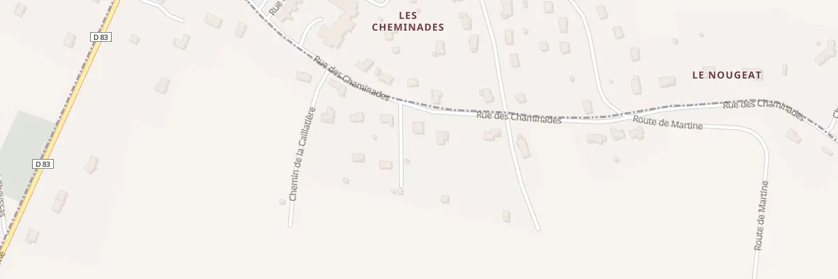 Plan du 9999 Champagnac à Condat-sur-Trincou