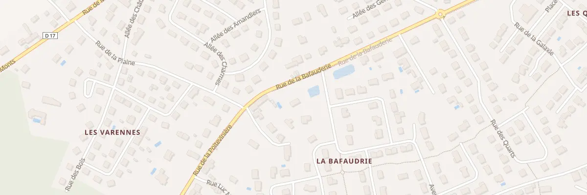 Plan du 54 Rue de la Bafauderie à Montbazon