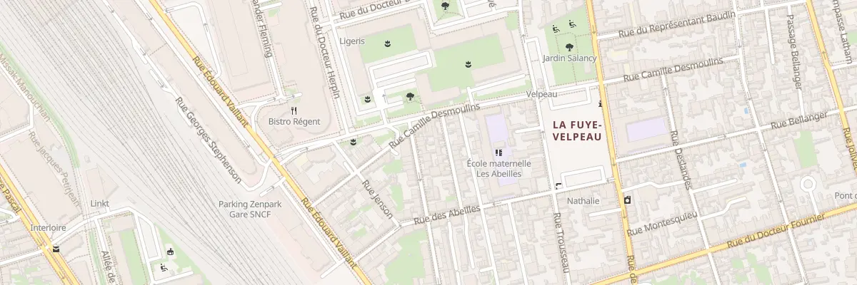 Plan du 6 Rue de Bouilly à Tours