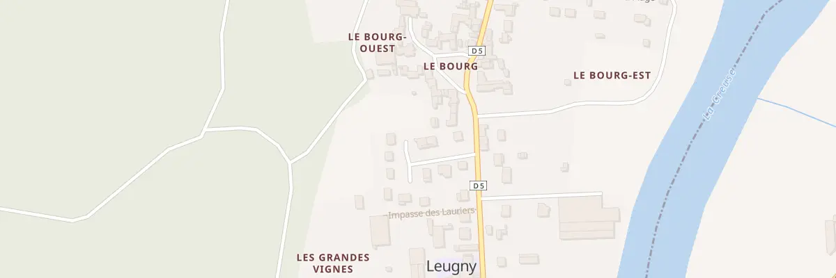 Plan du 3 Rue des Rosiers à Leugny