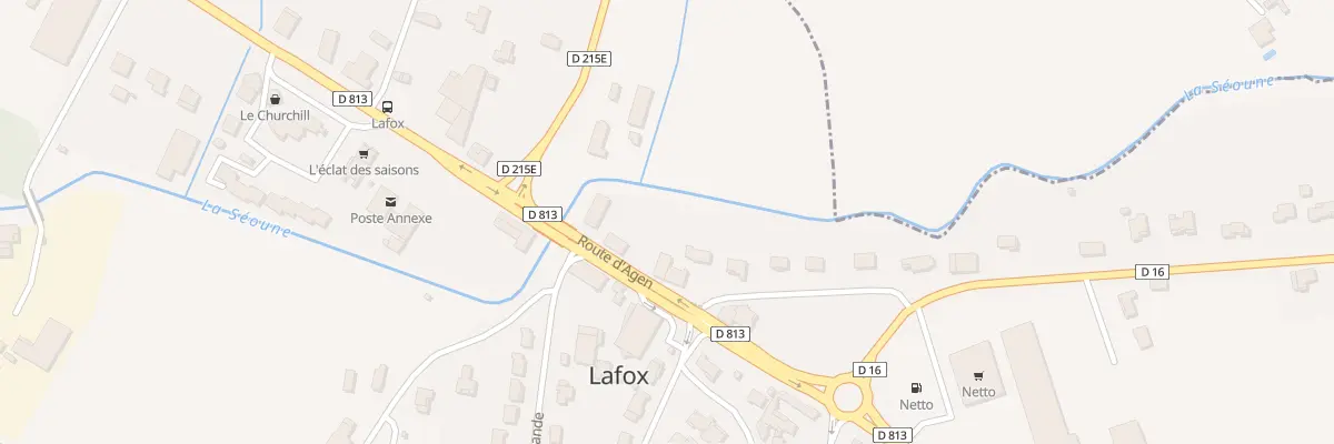 Plan du 899 Rte d’Agen à Lafox