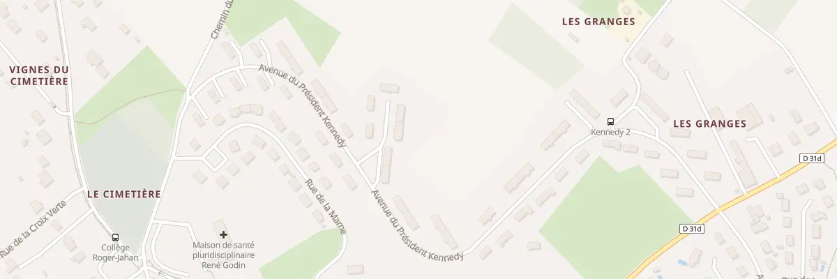 Plan du 7 Pl René de Buxeuil à Descartes