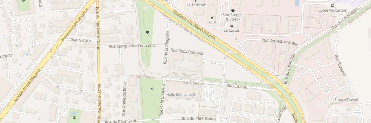 Plan du 3 Rue Rosa Bonheur à Tours