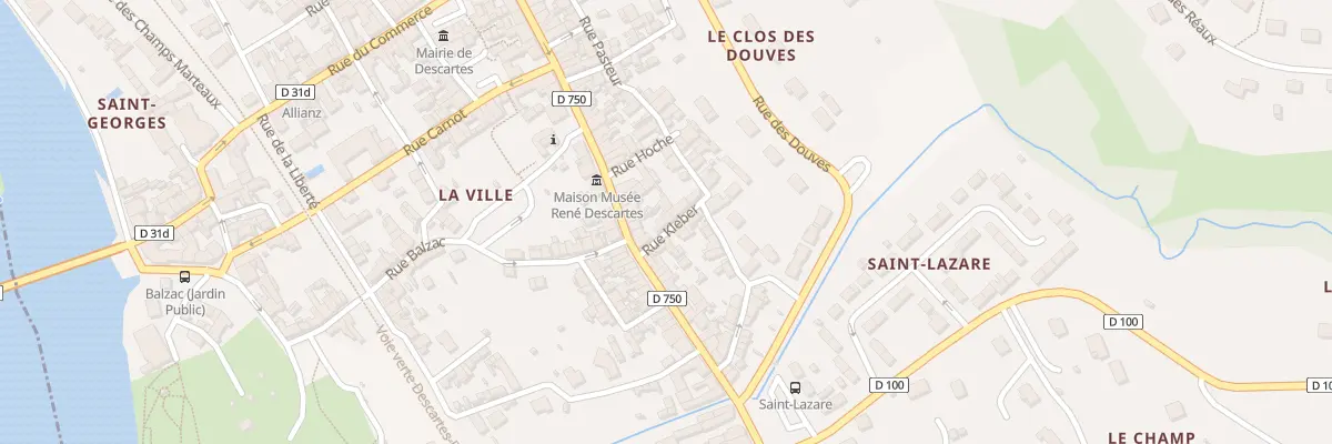 Plan du 6 Rue Kléber à Descartes