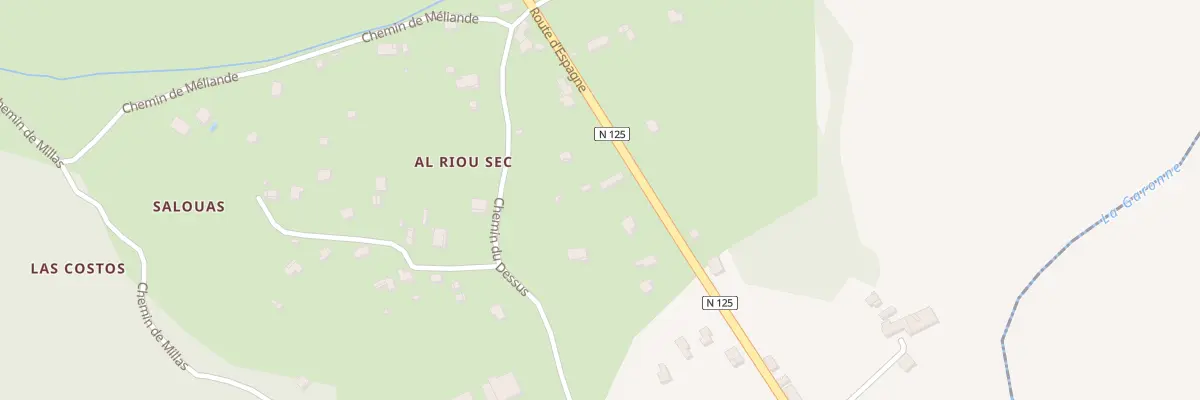 Plan du 11 La Lano des Couais à Arlos
