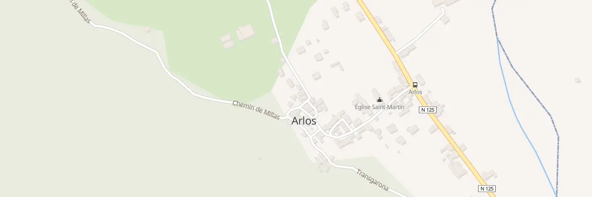 Plan du 90 Le Village à Arlos